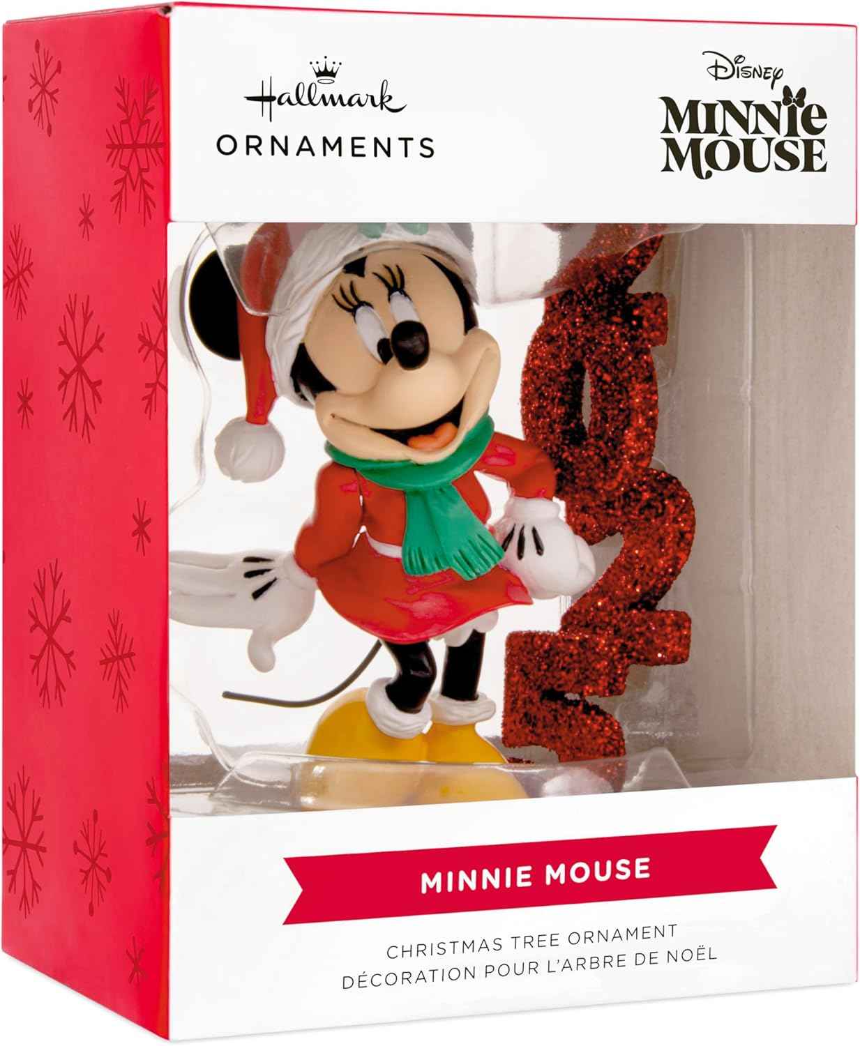 Hallmark Disney Minnie Mouse 2025 Christmas Ornament, Gifts for Disney Fans