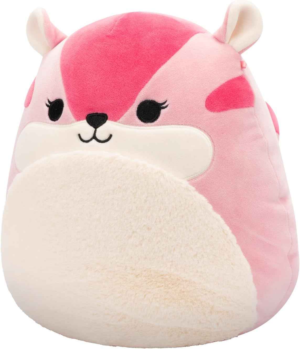 squishmallows 12 inch dianalee pink chipmunk plush toy