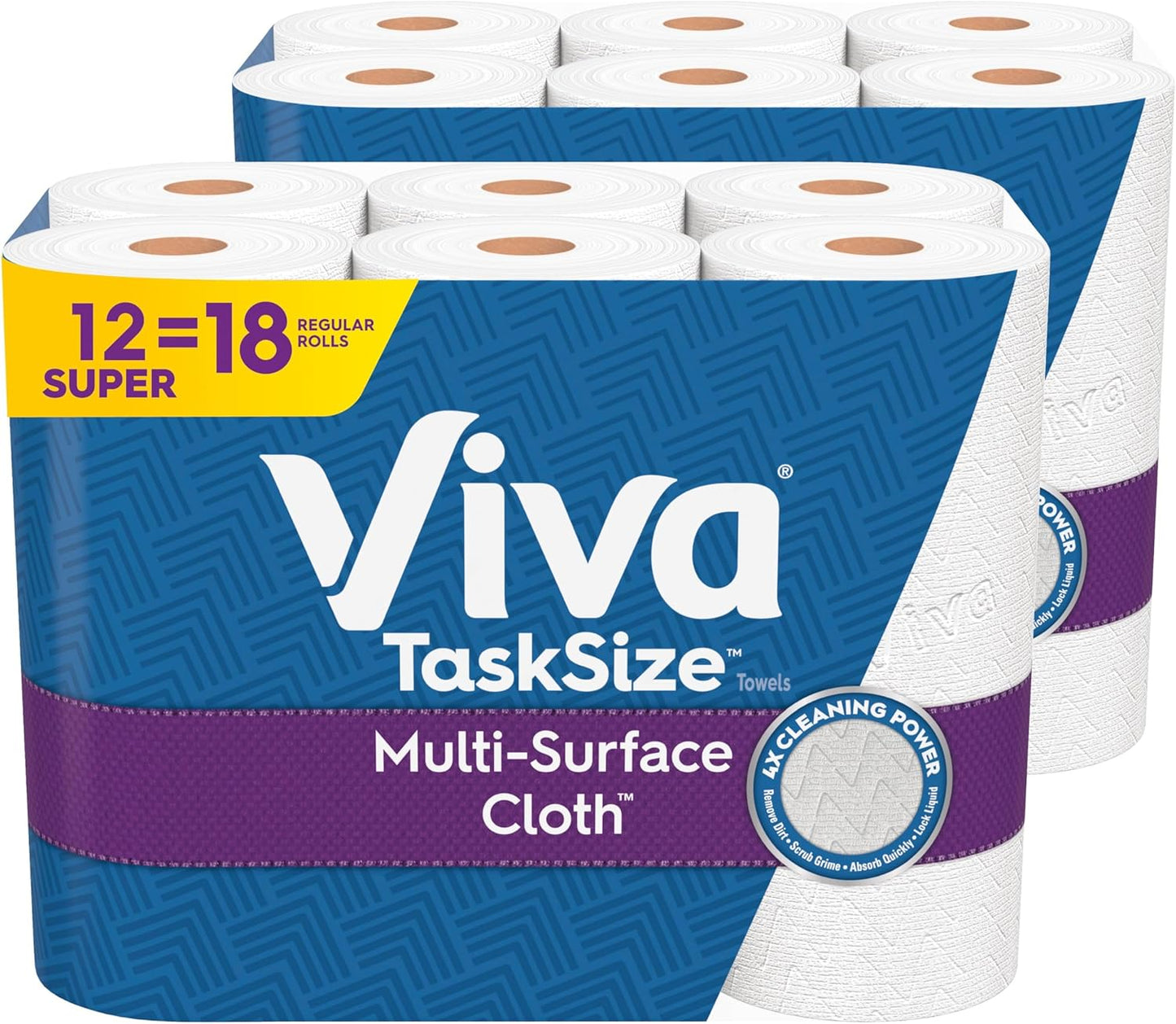 viva multi surface cloth paper towels task size 12 super rolls 81 sheet paper towel rolls