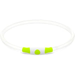 BSEEN USB Rechargeable Flash Dog Necklace Light, Green, Small Medium Large Dogs