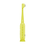 dr. browns green monster triple-sided toddler toothbrush with suction cup base, ages 1-4 years