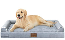 Bolster XL Orthopedic Dog Bed for Large Dogs Memory Foam Sofa Waterproof Removable Cover