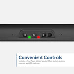 Cyber Acoustics ca-2890 usb stereo speaker bar for pc mac chromebook easy control
