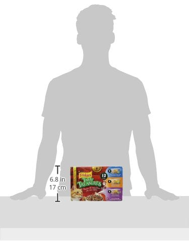 Purina Friskies Wet Cat Food Variety Pack, 5.5 Ounce, 12-Pack with Ocean Fish, Chicken, and Turkey Flavors