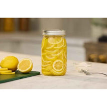 Ball Wide Mouth Glass Mason Jars with Lids and Bands, Used for Canning, Pickling, Juice, Jam, Jelly, Quart Size 32 Ounce (Pack of 2)