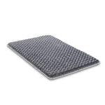 Dark Gray dog crate bed for medium to large dogs, 35" x 22", high resilience foam and anti-slip bottom