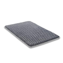 Dark Gray dog crate bed for medium to large dogs, 35" x 22", high resilience foam and anti-slip bottom