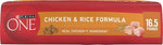 Purina ONE Chicken and Rice Formula Dry Dog Food, 16.5 lb Bag, Adult Dog Nutrition