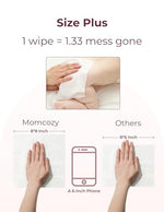 Momcozy extra large, 99% water based, unscented and hypoallergenic baby wipes for sensitive skin