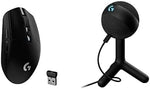 Logitech G305 Lightspeed Wireless Gaming Mouse, Hero Sensor, 12,000 DPI, Lightweight, 6 Buttons, 250h Battery, PC, Mac - Black