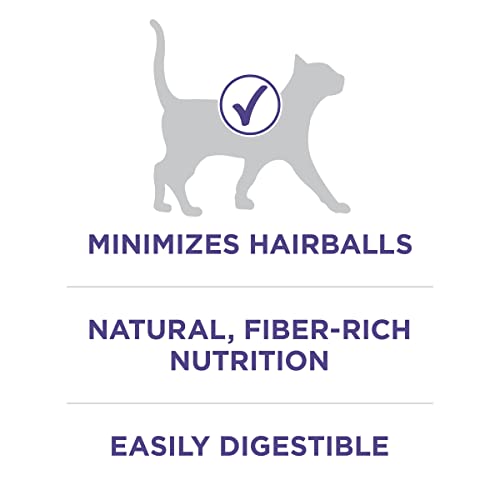 purina one natural hairball control cat food, plus hairball formula, 16lb bag