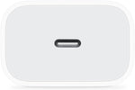 Apple 20W compact USB-C power adapter for iPhone iPad AirPods fast charging