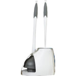 Clorox Toilet Plunger and Bowl Brush Combo with Discreet Caddy - Durable Cleaning Tools for Bathrooms