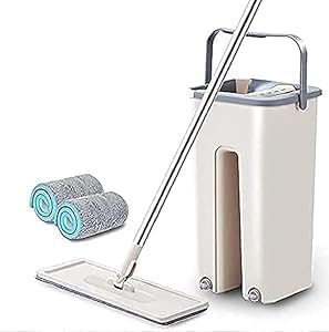 Swiffer PowerMop Multi-Surface Mop Kit for Floor Cleaning, Includes PowerMop, 2 Mopping Pad Refills, 1 Cleaning Solution with Fresh Scent and 2 Batteries
