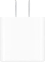 Apple 20W compact USB-C power adapter for iPhone iPad AirPods fast charging