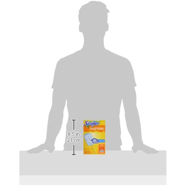 Swiffer TRAP + LOCK Duster Starter Kit, Includes 1 Handle and 5 Dusters for Allergen-Grabbing Dusting