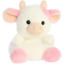 Aurora® Adorable Palm Pals™ Belle Strawberry Cow™ Stuffed Animal - Fun Collectible Plush for Kids and Adult Collectors - Perfect for Decorating Rooms and Birthday Gifts - Pink 6 Inches
