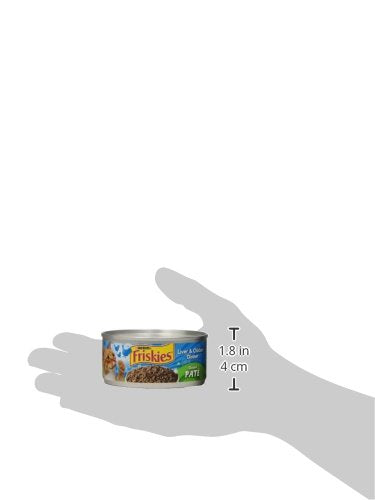 Purina Friskies Wet Cat Food Pate, Liver and Chicken Dinner, 5.5 oz. Cans, Pack of 24