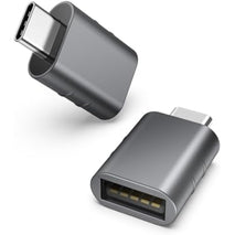 syntech usb c to usb adapter pack of 2 space grey thunderbolt 4 compatible with macbook pro air surface ipad