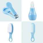 PandaEar Baby Blue Safety Kit for Newborns and Toddlers with Comb, Brush, and More