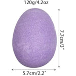 Jofan 6 Pack Easter Bubble Bath Bombs with Easter Squishy Toys Inside for Kids Girls Boys Easter Basket Stuffers Gifts