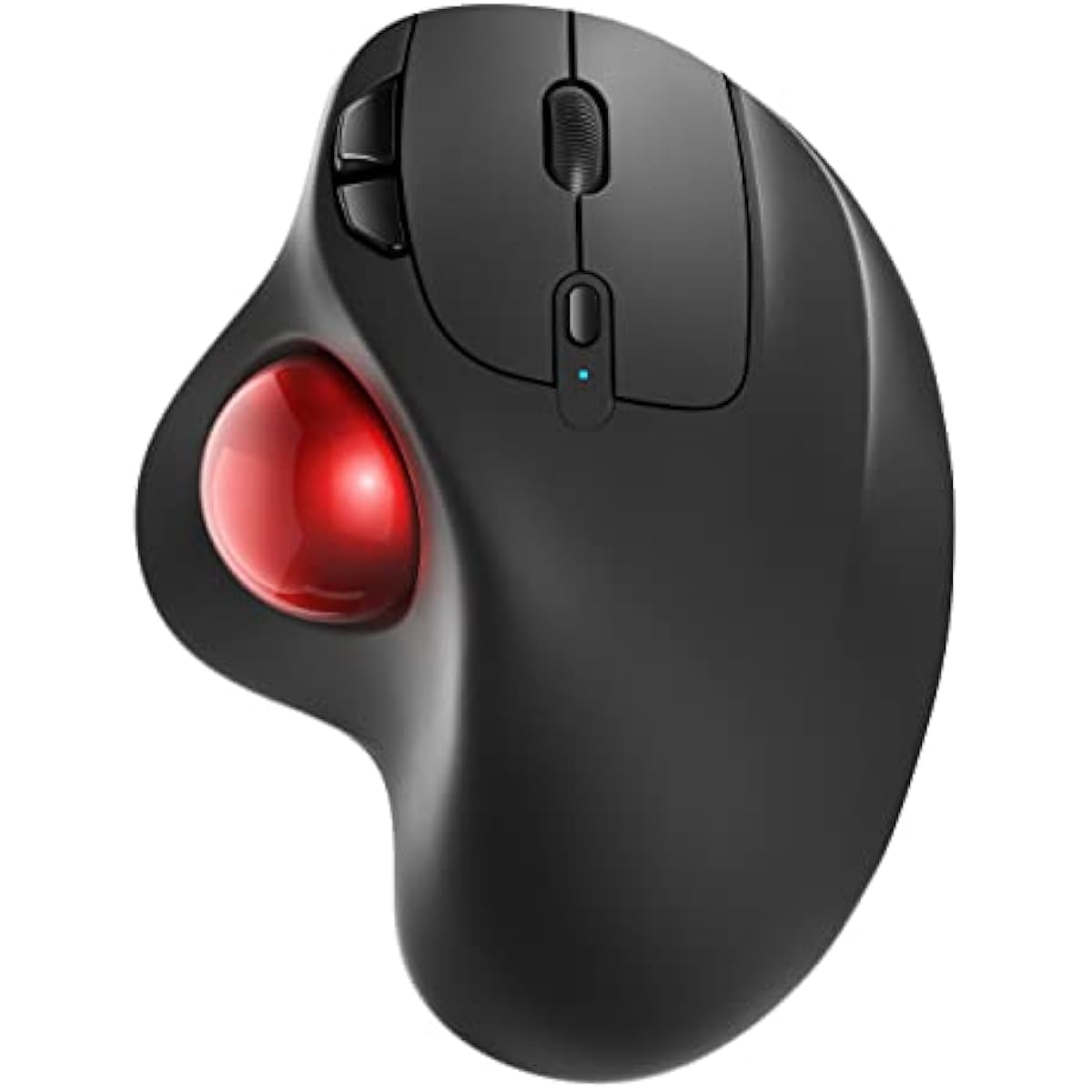 Nulea M501 Wireless Trackball Mouse, Rechargeable Ergonomic, Easy Thumb Control, Precise & Smooth Tracking, 3 Device Connection (Bluetooth or USB Receiver), Compatible for PC, Laptop, Mac, Windows.