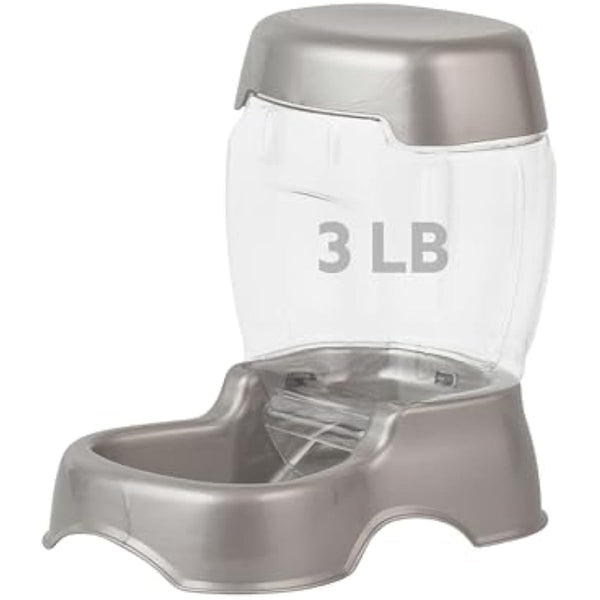 petmate pet cafe feeder dog and cat feeder, 3 sizes, made in usa, pearlescent colors