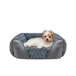 invenho rectangle washable orthopedic dog bed for small and large dogs with soft calming sleeping puppy bed durable pet cuddler