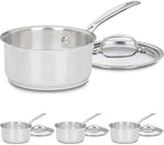 Cuisinart 1.5 Quart Saucepan w/Cover, Chef's Classic Stainless Steel Cookware Collection, 719-16