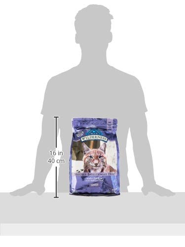blue buffalo wilderness high-protein grain-free natural dry cat food for adult cats chicken 6-lb bag
