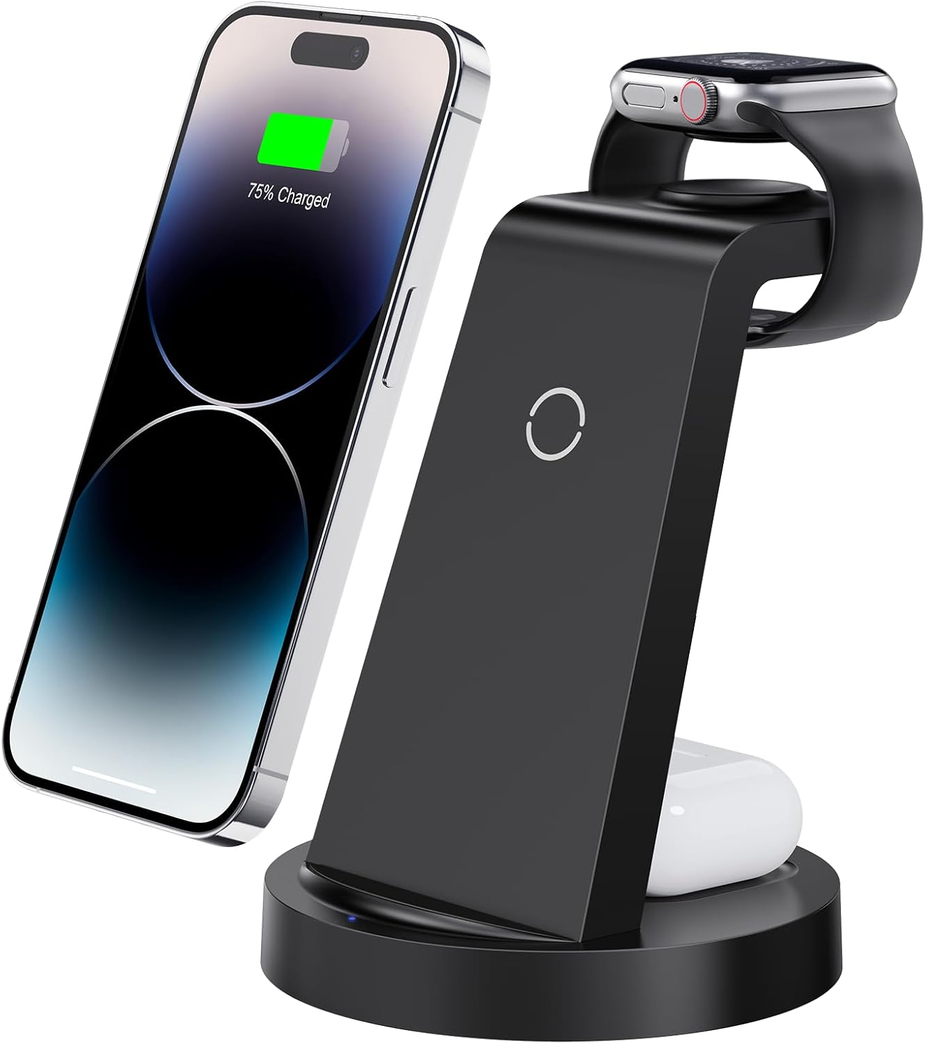 3 in 1 Wireless Charging Station for iPhone Apple Watch and AirPods with Fast Charging Dock