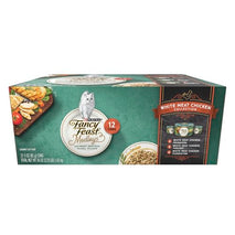 purina fancy feast wet cat food variety pack, medleys white meat chicken in sauce collection - 12 3 oz. cans
