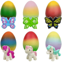 JoFAN 6 Pack Butterfly Unicorn Hatching Surprise Eggs Easter Eggs for Kids Boys Girls Easter Basket Stuffers Gifts Birthday Party Favors Fillers