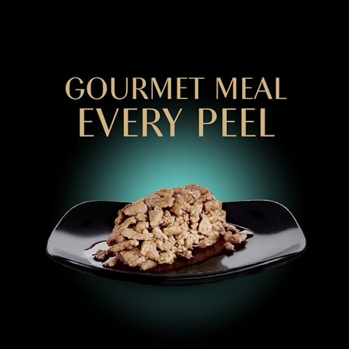 sheba perfect portions wet cat food cuts in gravy roasted chicken entree and turkey entree 12 count 24 servings