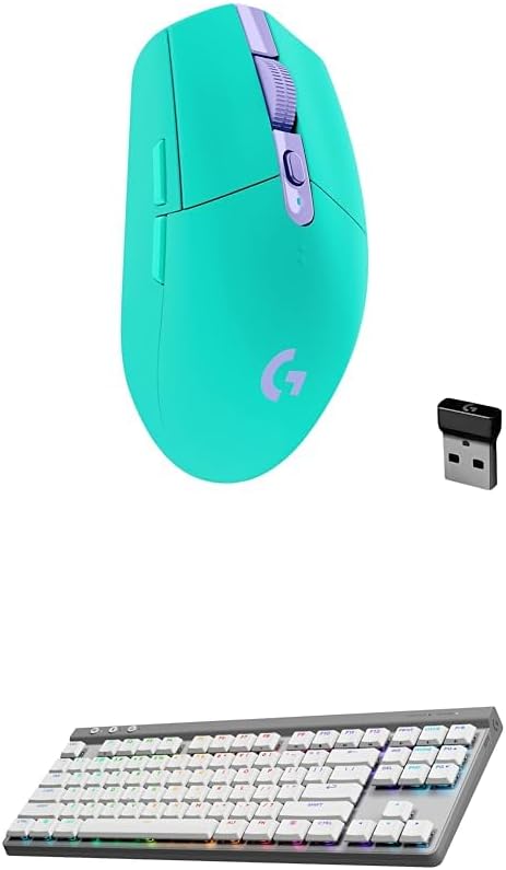 Logitech G305 Lightspeed Wireless Gaming Mouse, Hero Sensor, 12,000 DPI, Lightweight, 6 Programmable Buttons, 250h Battery, On-Board Memory, Compatible with PC, Mac - Black