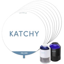 Katchy Original and Midnight Glue Board Refills (8 Pack) - Indoor Insect Trap Glue Board Refills for Mosquito, Gnat, Moth, Fruit Flies - Non-Zapper Traps for Buzz-Free Home