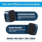 Aquarium magnet scrubber with super strong magnet and cleaning pads for small fish tanks up to 8mm thick
