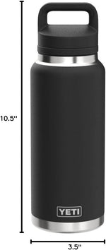 YETI Rambler 26 oz Bottle with Chug Cap and Stainless Steel Construction