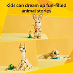 LEGO Creator 3 in 1 Cute Bunny Toy - Building Toy for Girls and Boys, Ages 8+ - Gift for Easter Basket - W/ 3 Build Options, Bunny, Seal, or Llama - 31162