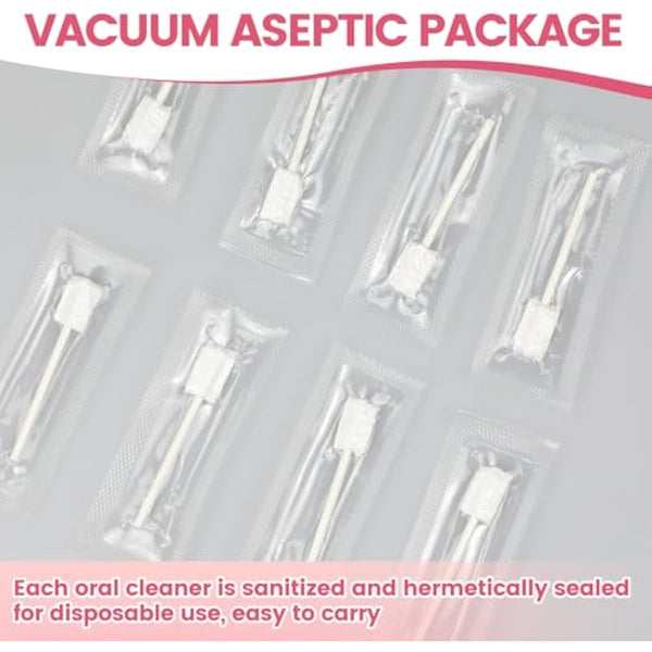 Baby VUXHUAR Tongue Cleaner, 48-Count, Soft Disposable Oral Care Gauze Swabs for 0-36 Months Newborns