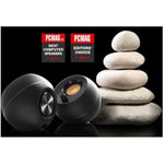 creative pebble 2.0 usb-powered desktop speakers with far-field drivers and passive radiators for pcs and laptops in black