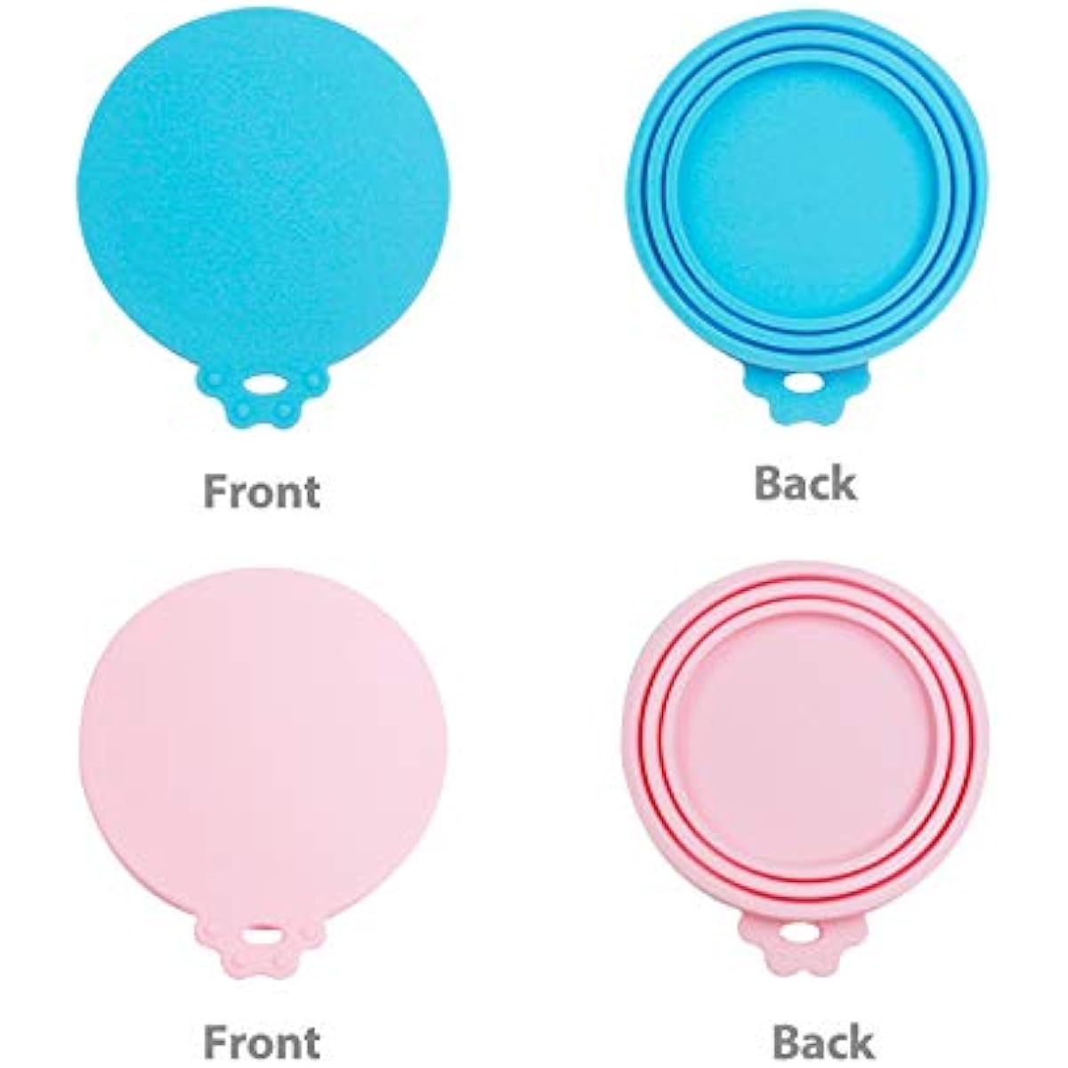 6 packs Pet Food Can Lids, Food Safe BPA-Free & Dishwasher Safe, Can Covers Most Standard Size Dog and Cat Can Tops