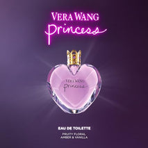 Vera Wang Princess Eau De Toilette perfume for women, 3.4 oz, citrus-forward fragrance with vanilla notes