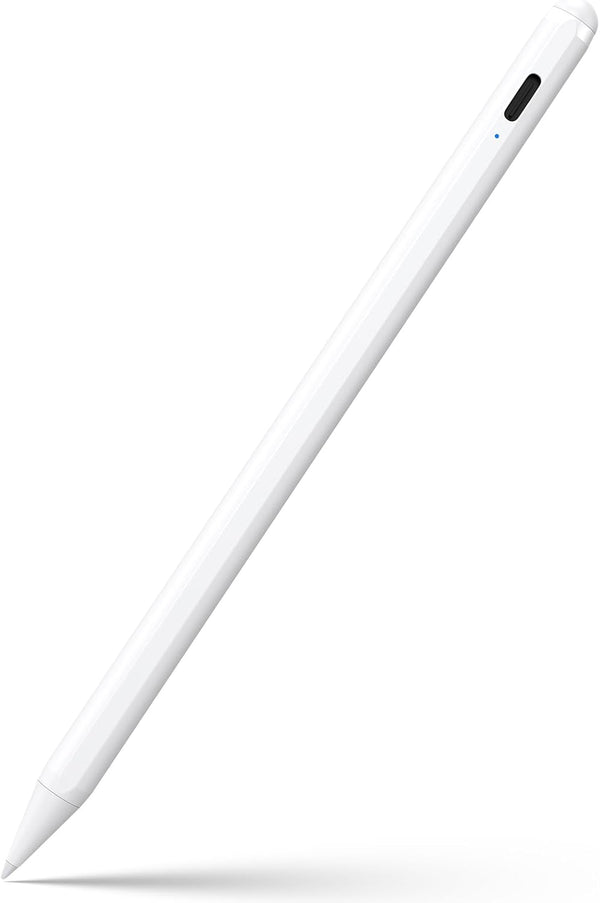stylus pen for 6th-11th gen ipads, 2x fast charge active pencil compatible with 2018-2025 apple devices - white