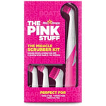 stardrops 4-piece pink stuff cleaning brush heads kit for various surfaces