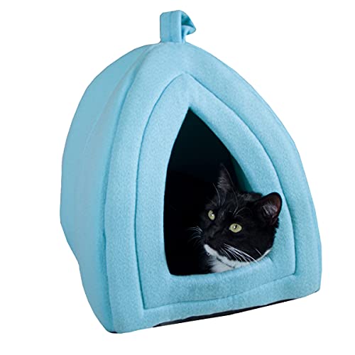 petmaker indoor cat bed with removable foam cushion for small pets