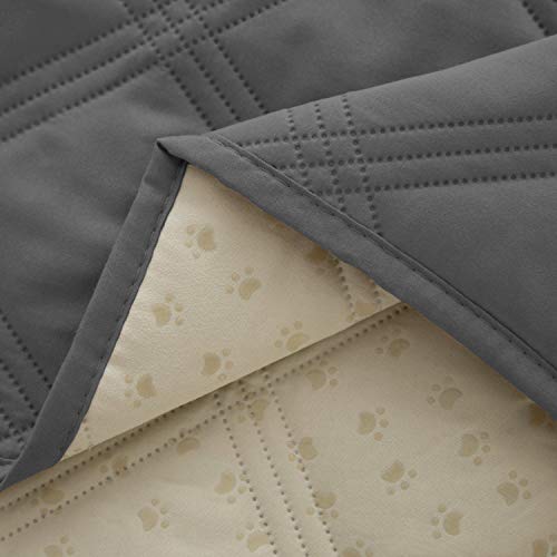 Ameritex Waterproof Dog Bed Cover Pet Blanket with Anti-Slip Back for Furniture Bed Couch Sofa - 5-layer water-resistant and machine washable