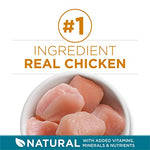 purina one natural dry cat food with real chicken 22 lb bag tender selects blend