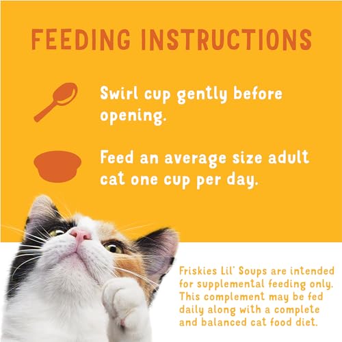 Purina Friskies Grain Free Wet Cat Food Lickable Treats Variety Pack with Salmon, Tuna or Shrimp - 30 Cups, 1.2 oz each