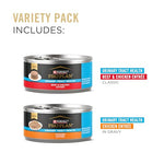 Purina Pro Plan Urinary Tract Wet Cat Food Variety Pack - 5.5 oz cans, 12-pack, beef and chicken entrees for urinary health